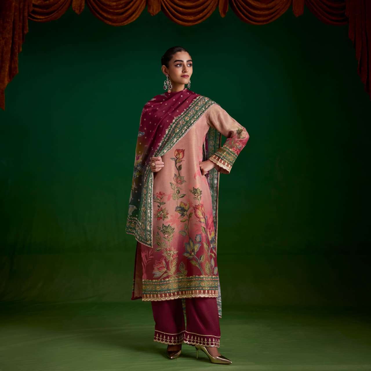 SOHNI SUFI VOL 100 RICH TYPE LIGHT DESIGN SALWAR SUIT UNSTITCH EXPORT